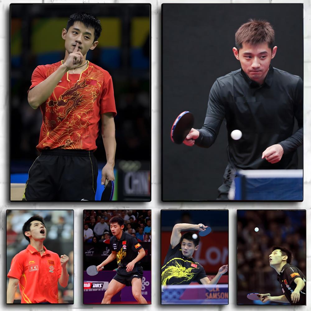 table tennis Zhang Jike Poster - Table Tennis Zhang Jike 评论和价格