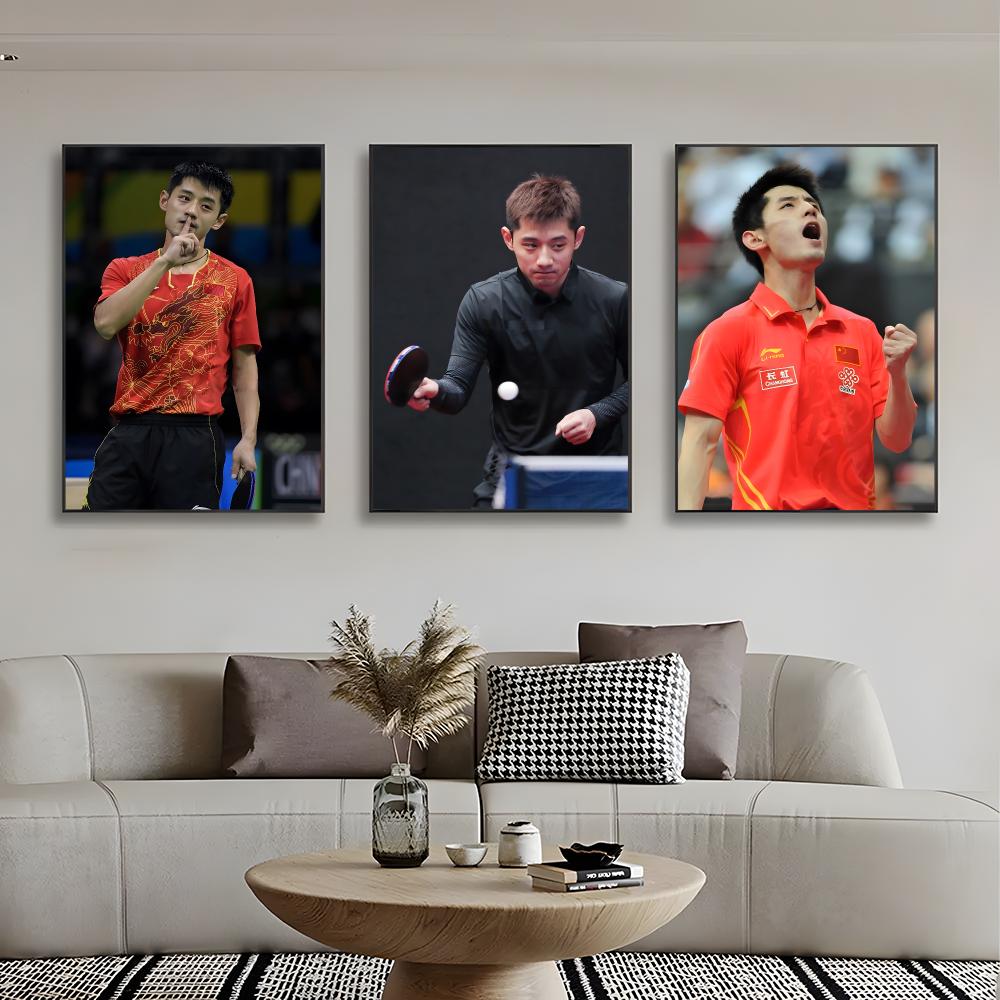 table tennis Zhang Jike Poster - Table Tennis Zhang Jike 评论和价格