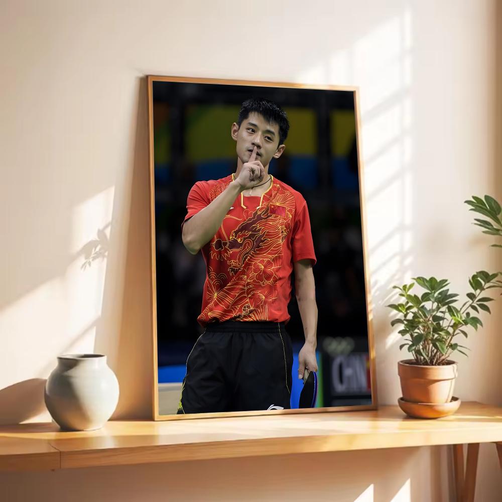 table tennis Zhang Jike Poster - Table Tennis Zhang Jike 评论和价格